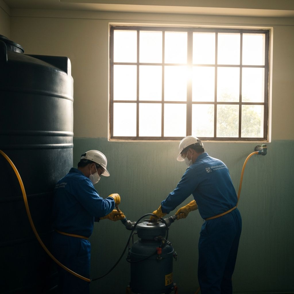FalkonCare water tank cleaning service